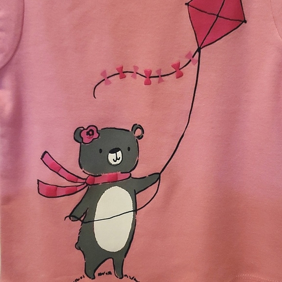 NWT New Gymboree Pink Short Sleeve Graphic Top Tee Toddler Size 3T - Picture 5 of 7